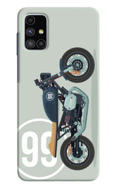 Classic Cafe Racer 99 Samsung M51 Back Cover
